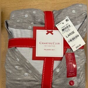 Charter club pajama set L